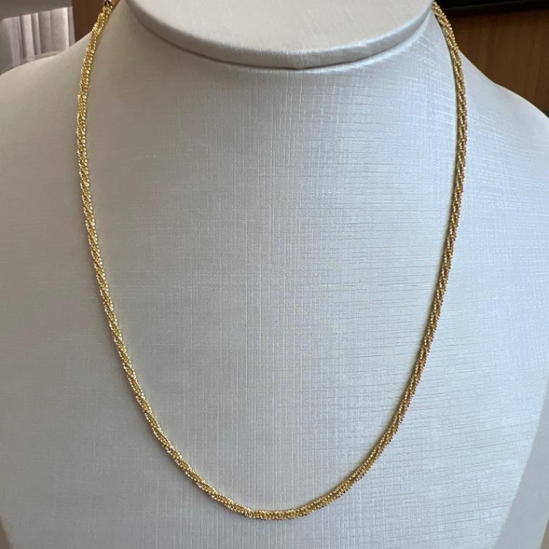 C1818 CHOKER MALHA DIAMANTADA