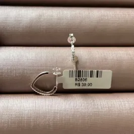 BRINCO ARGOLA ZIRCONIAS BRINCO ARGOLA ZIRCONIAS