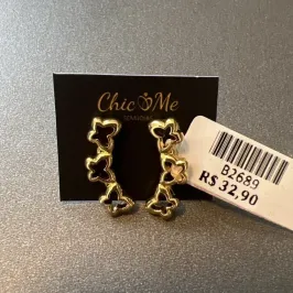 BRINCO EAR CUFF BORBOLETA BRINCO EAR CUFF BORBOLETA