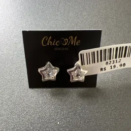 BRINCO ESTRELA ZIRCONIA BRINCO ESTRELA ZIRCONIA