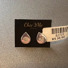 BRINCO GOTA COR. ZIRCONIA BRINCO GOTA COR. ZIRCONIA