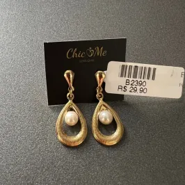 BRINCO GOTA PEDRA BRINCO GOTA PEDRA