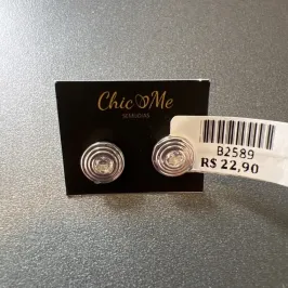 BRINCO PEDRA CIRCULO BRINCO PEDRA CIRCULO