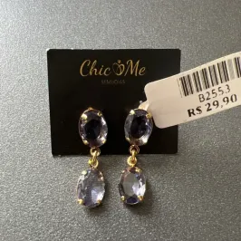 BRINCO PEDRAS COLOR BRINCO PEDRAS COLOR