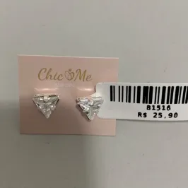 BRINCO TRIANGULO ZIRC BRINCO TRIANGULO ZIRC