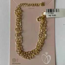 PULSEIRA TRIPLA CORAÇÕES PULSEIRA TRIPLA CORAÇÕES