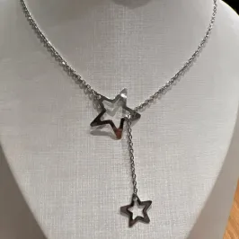 COLAR GRAVATINHA ESTRELAS COLAR GRAVATINHA ESTRELAS