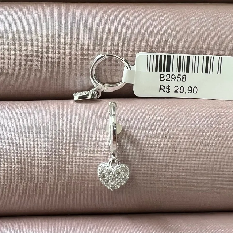 BRINCO ARGOLA PINGENTE BRINCO ARGOLA PINGENTE