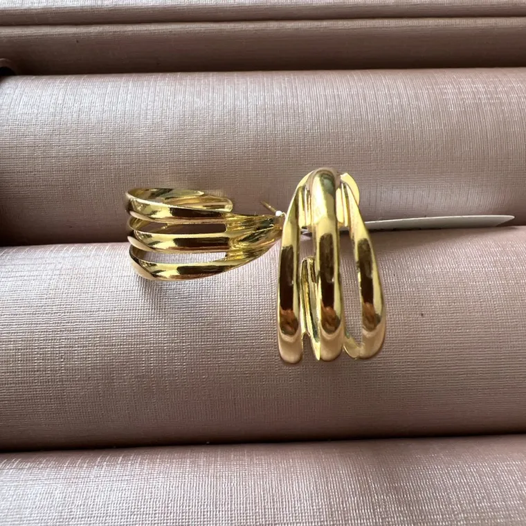 BRINCO ARGOLA TRES FIOS BRINCO ARGOLA TRES FIOS