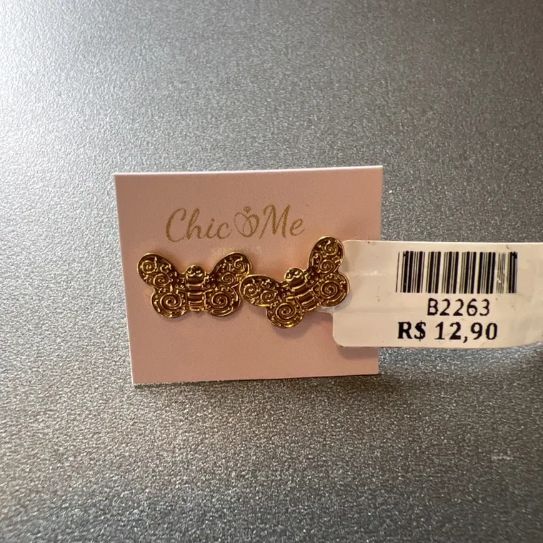 BRINCO BORBOLETA/FLOR/PEDRA BRINCO BORBOLETA/FLOR/PEDRA