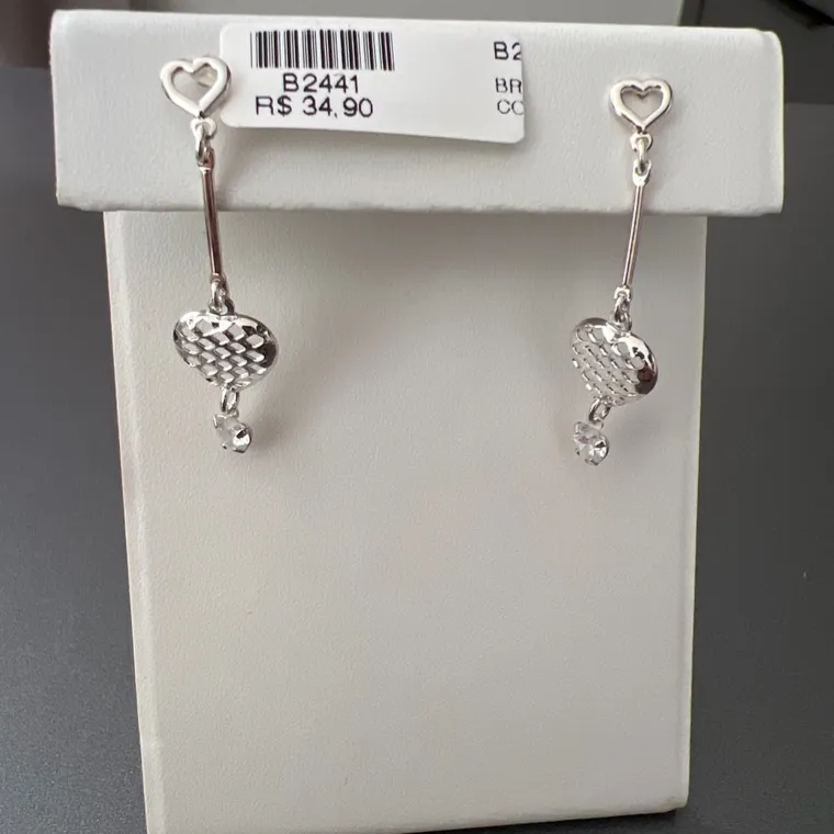 BRINCO COR VAZ FIO COR PEDRA