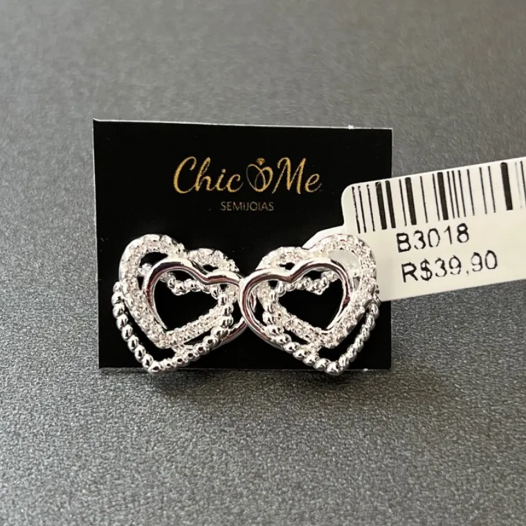 BRINCO  CORAÇÃO TRIO BRINCO  CORAÇÃO TRIO