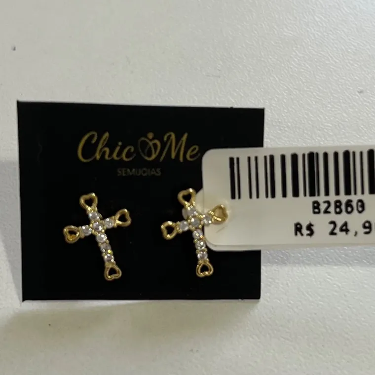 BRINCO CRUCIFIXO BRINCO CRUCIFIXO