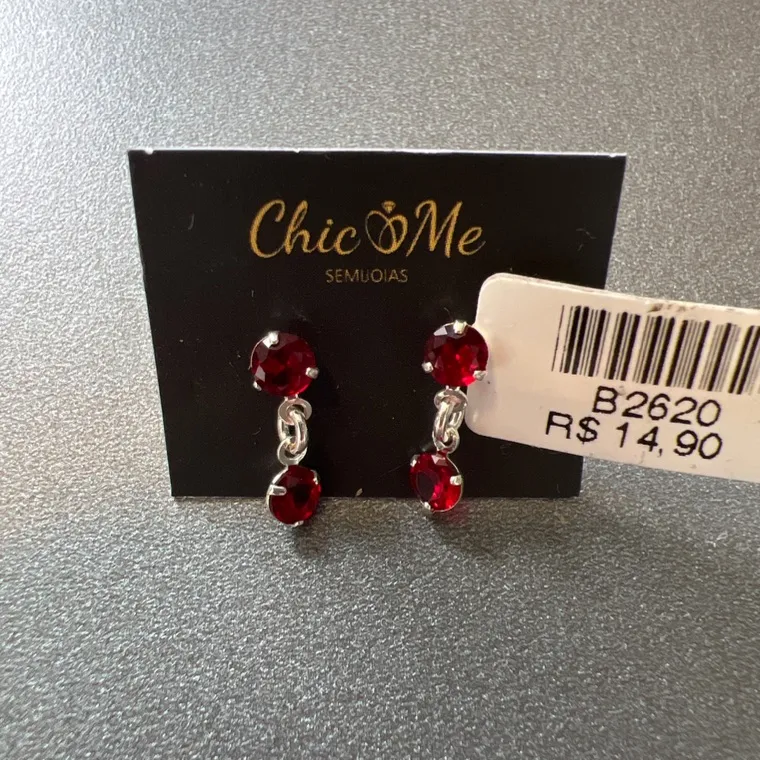 BRINCO DUAS PEDRAS BRINCO DUAS PEDRAS