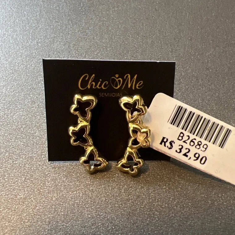 BRINCO EAR CUFF BORBOLETA