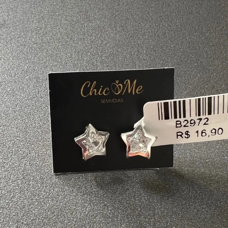 BRINCO ESTRELA  PEDRA BRINCO ESTRELA  PEDRA