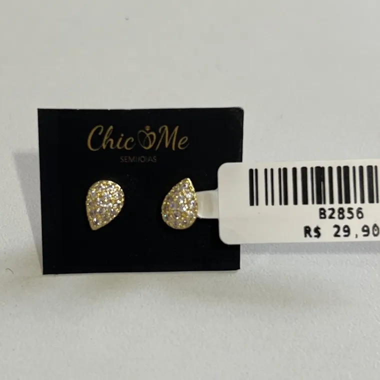 BRINCO GOTA ZIRCONIAS BRINCO GOTA ZIRCONIAS