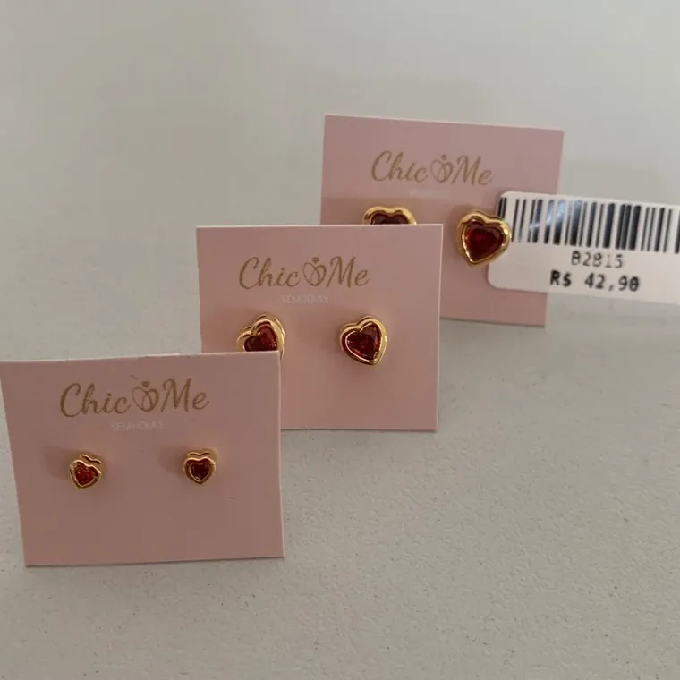 BRINCO KIT COR PEDRA BRINCO KIT COR PEDRA