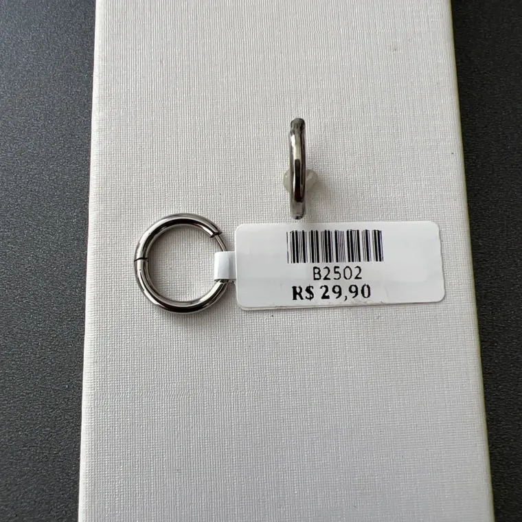 BRINCO MASC ARGOLA AÇO RED BRINCO MASC ARGOLA AÇO RED