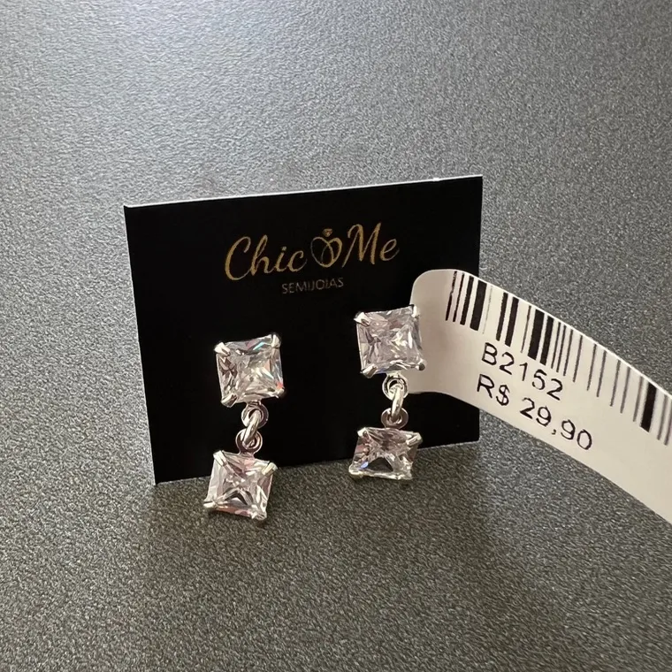 BRINCO NAVETES ZIRCONIAS BRINCO NAVETES ZIRCONIAS