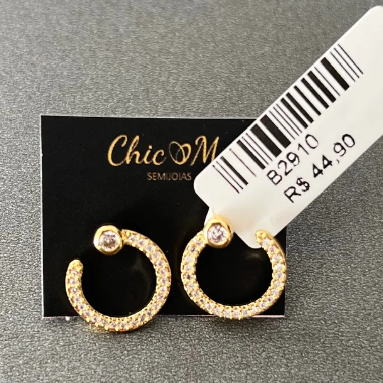 BRINCO NEW ZIRCONIAS BRINCO NEW ZIRCONIAS