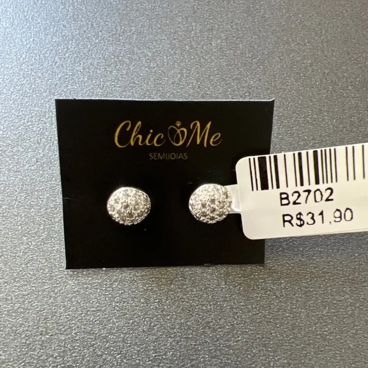 BRINCO REDONDO ZIRCONIA BRINCO REDONDO ZIRCONIA