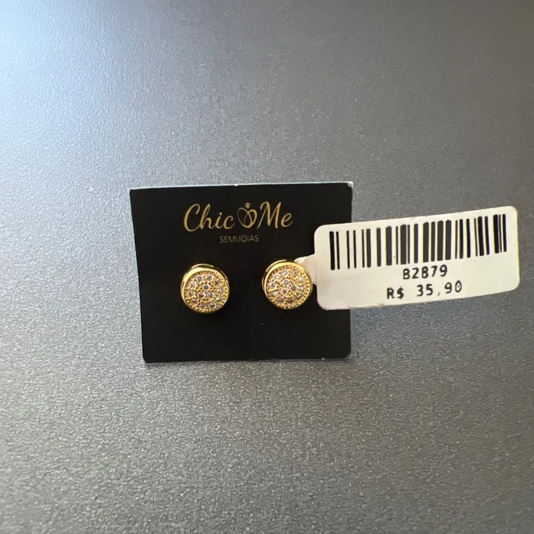 BRINCO REDONDO ZIRCONIAS BRINCO REDONDO ZIRCONIAS