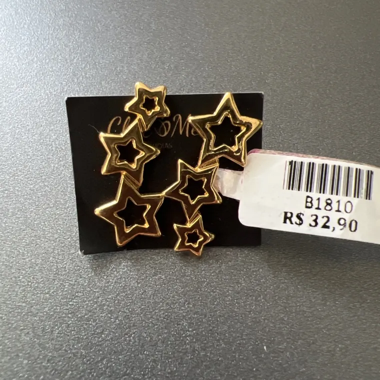 BRINCO TRES ESTRELAS BRINCO TRES ESTRELAS