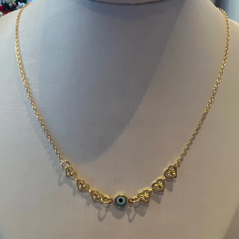 CHOKER COR OLHO GREGO