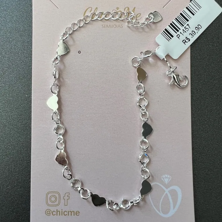 PULSEIRA CORAÇÕES TRABALHADO PULSEIRA CORAÇÕES TRABALHADO