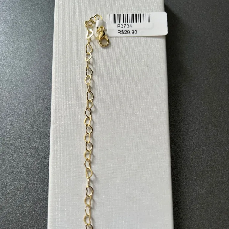 PULSEIRA CORAÇÕES VAZADOS PULSEIRA CORAÇÕES VAZADOS