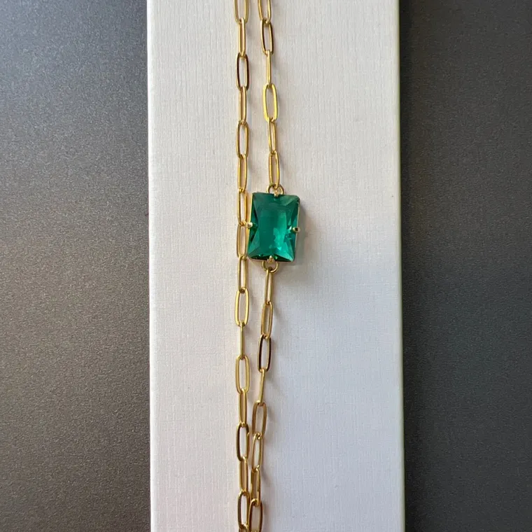 PULSEIRA DUPLA ESMERALDA