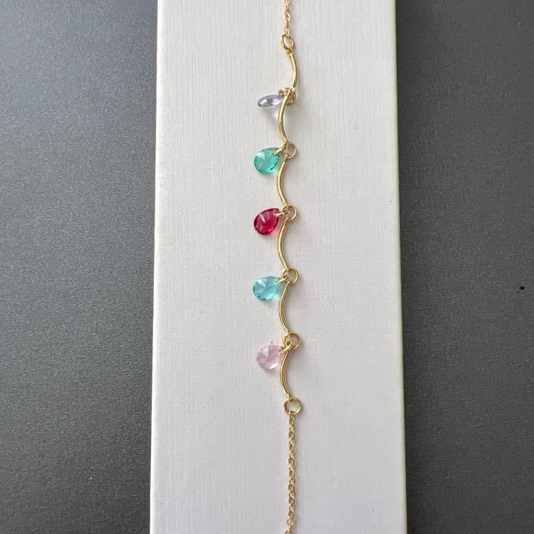 PULSEIRA PEDRAS COLOR PULSEIRA PEDRAS COLOR