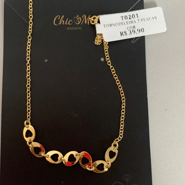 TORNOZELEIRA 7 PLACAS COR