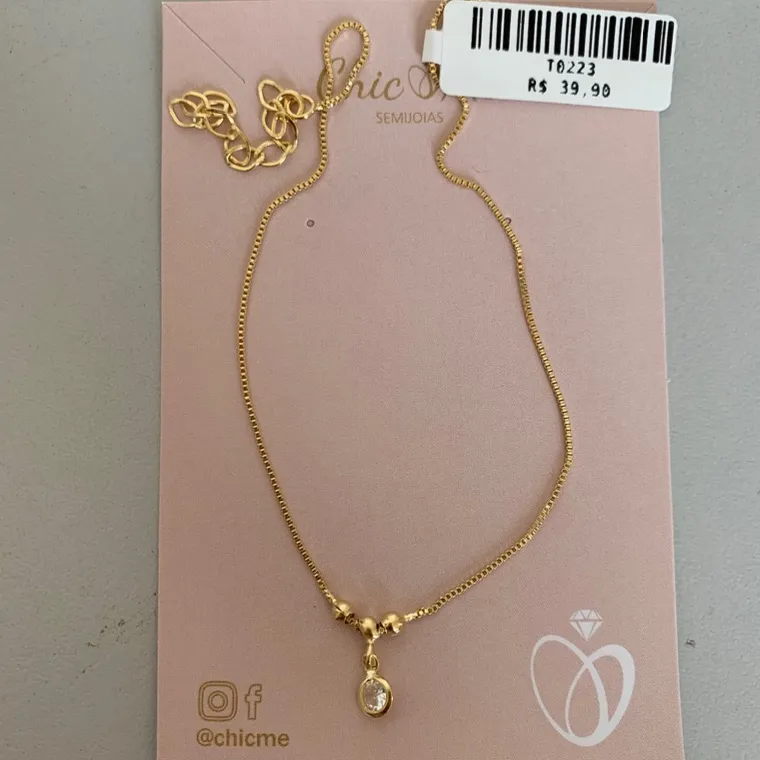 TORNOZELEIRA BOLAS PEDRA