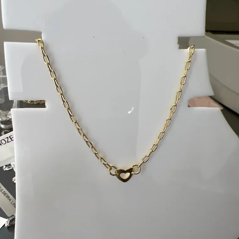 TORNOZELEIRA CORAÇÃO VAZ