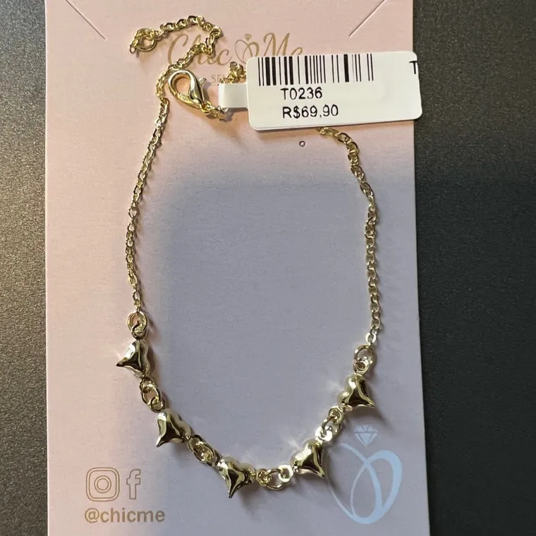 TORNOZELEIRA CORAÇÕES