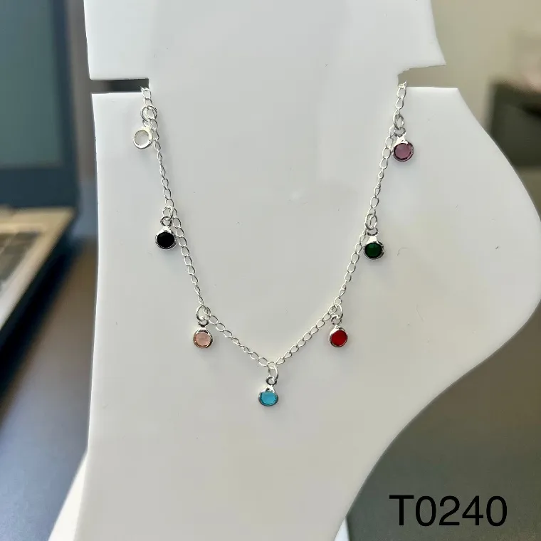 TORNOZELEIRA PEDRAS COLOR