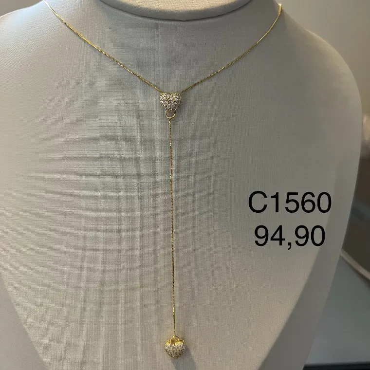 CORRENTE  GRAV CORAÇÕES ZIRC CORRENTE  GRAV CORAÇÕES ZIRC