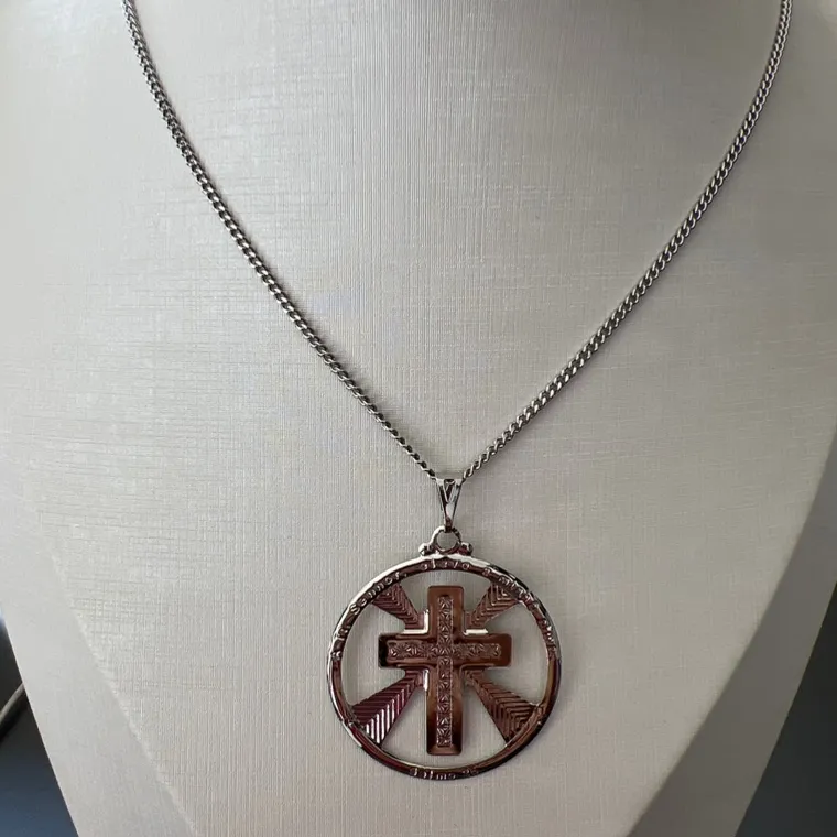 CORRENTE MASC AÇO I CRUCUFIXO