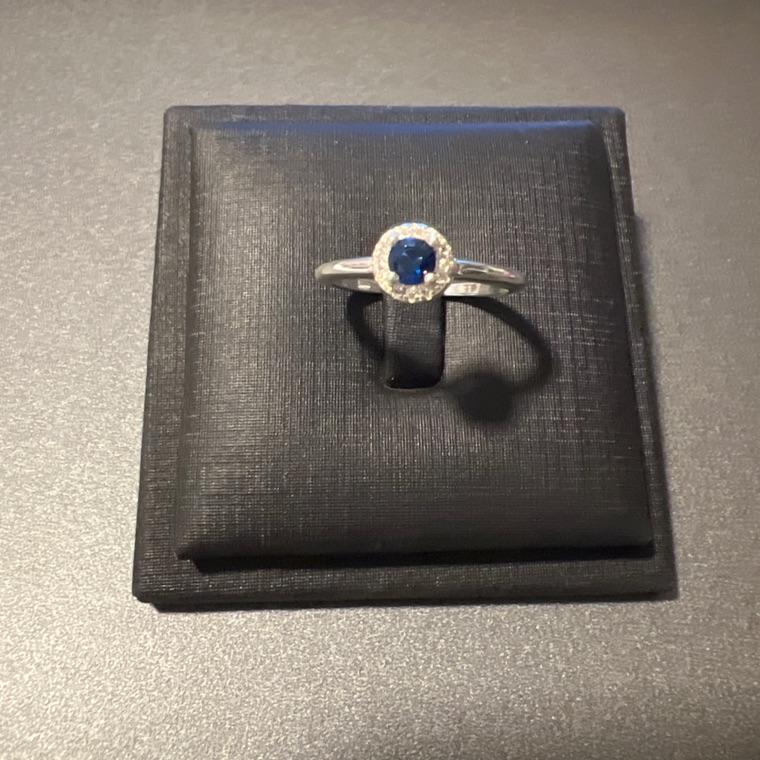 A1032 ANEL PEDRA SAFIRA