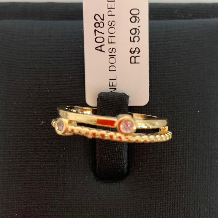 ANEL DOIS FIOS PEDRA