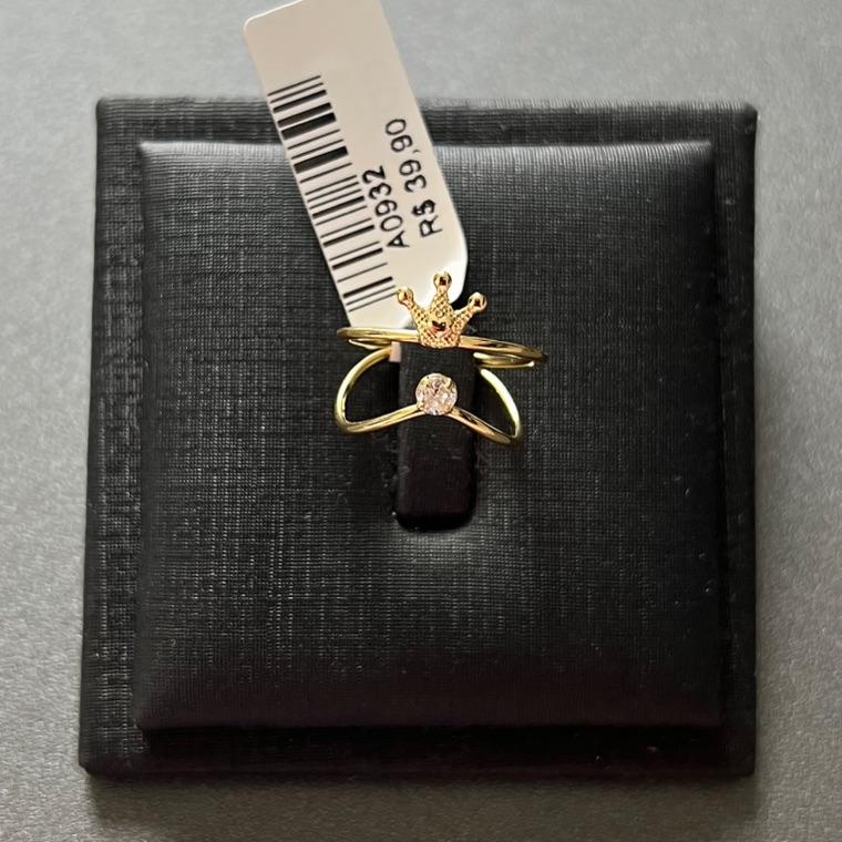 ANEL FALANGE COROA PEDRA