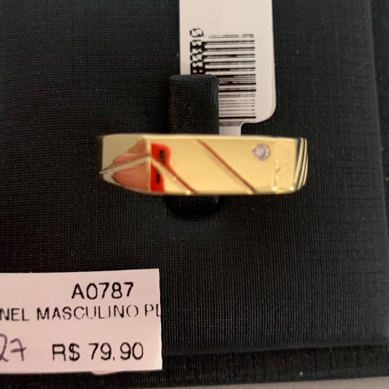 ANEL MASCULINO PEDRA