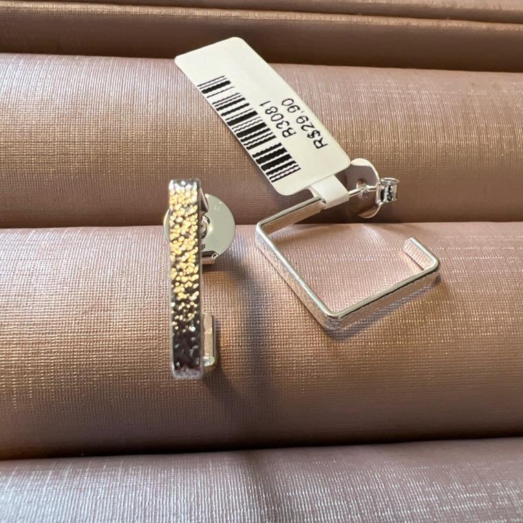 B3081 BRINCO ARGOLA QUADRADO