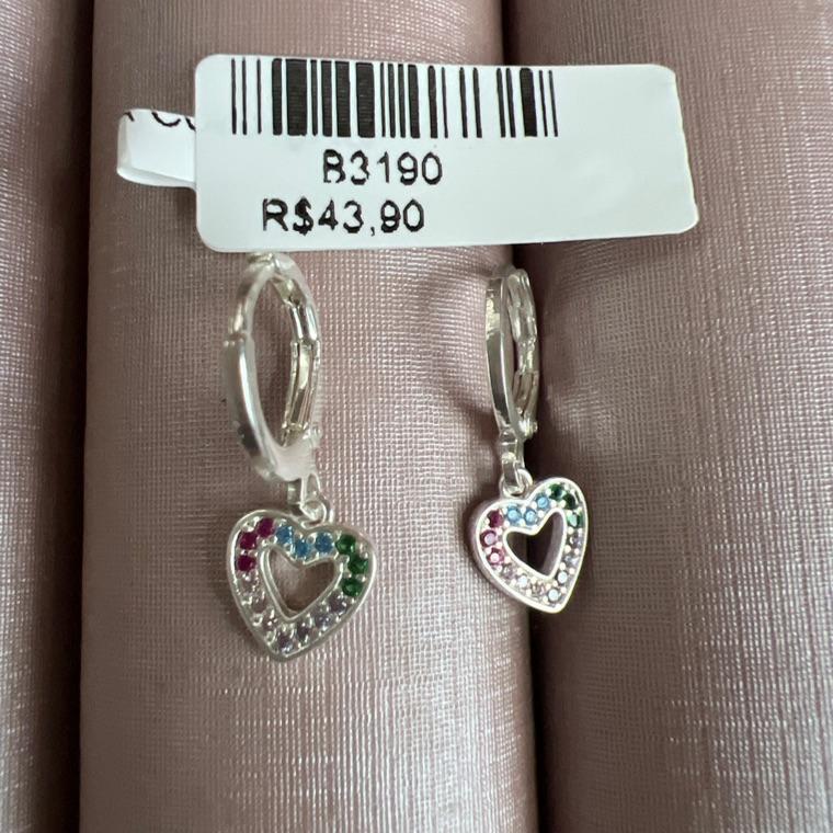 B3190 BRINCO ARGOLINHA CORAÇÃO