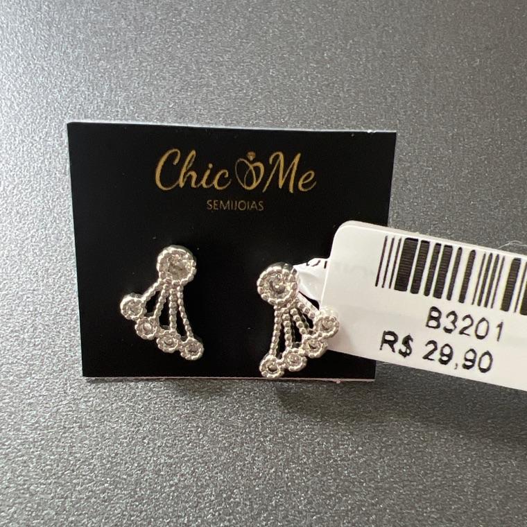 B3201  BRINCO LEQUE ZIRCONIAS