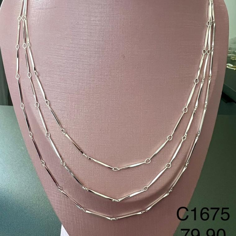 C1675 COLAR TRIPLO PALITOS