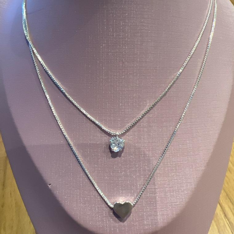 C1703 CORRENTE  DUPLA COR/ GOTA