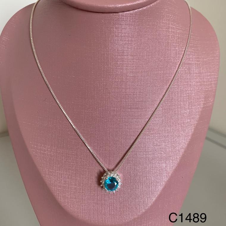 CORRENTE  PEDRA SAFIRA